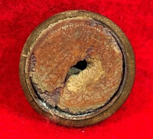 Confederate Infantry Coat Button - Lined "I"
