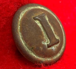 Confederate Infantry Coat Button - Richmond Backmark