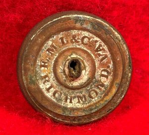 Confederate Infantry Coat Button - Richmond Backmark