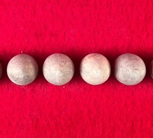 Six .44 Caliber Colt Pistol Bullets