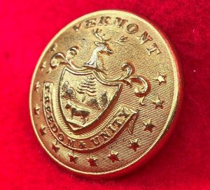 Vermont State Seal Coat Button