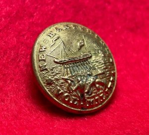 New Hampshire State Seal Coat Button