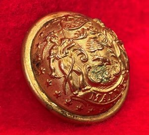 Maine State Seal Coat Button
