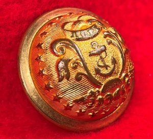 Rhode Island State Seal Coat Button