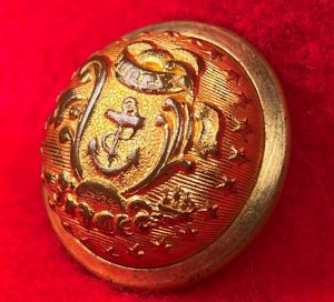 Rhode Island State Seal Coat Button