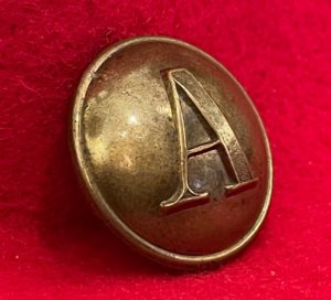 Confederate Artillery Coat Button - Stippled "A" 