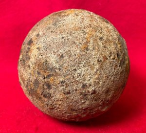 Confederate Six Pounder Solid Shot Cannonball
