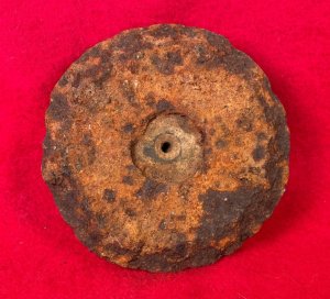 Confederate 12 Pounder Spherical Case-Shot Fragment with Bormann Fuze 
