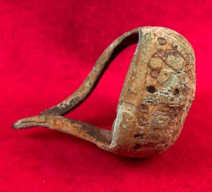 Brass Grip Cap for Single Shot Pre-Civil War Pistol Late 1700s - Early1800s