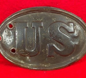 US Cartridge Box Plate Field Conversion to Waist Belt Buckle