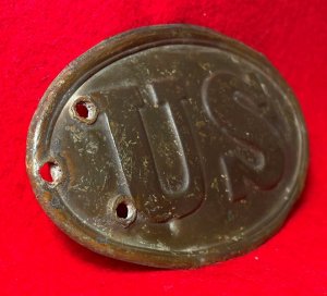 US Cartridge Box Plate Field Conversion to Waist Belt Buckle