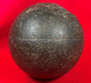 12-Pounder Solid Shot Cannonball
