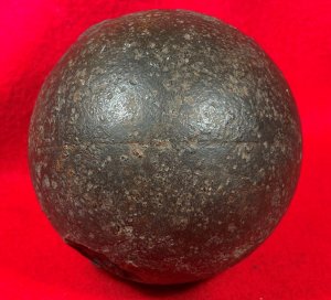 12-Pounder Solid Shot Cannonball