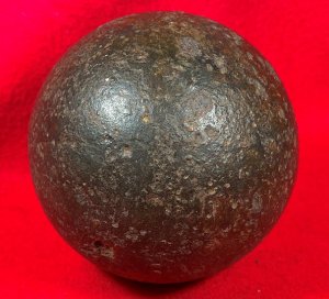 12-Pounder Solid Shot Cannonball