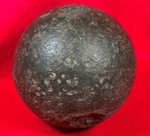12-Pounder Solid Shot Cannonball