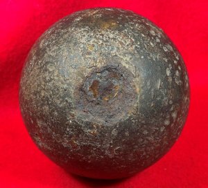 12-Pounder Solid Shot Cannonball