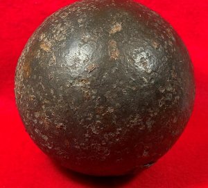 12-Pounder Solid Shot Cannonball