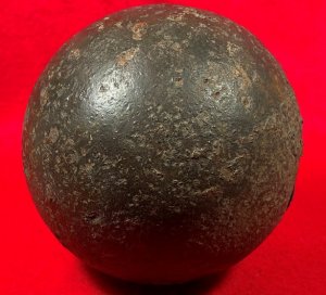 12-Pounder Solid Shot Cannonball