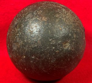 12-Pounder Solid Shot Cannonball