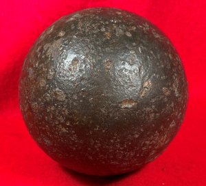 12-Pounder Solid Shot Cannonball