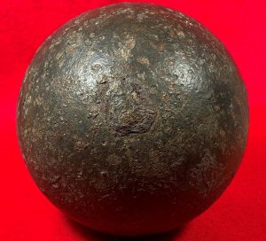 12-Pounder Solid Shot Cannonball