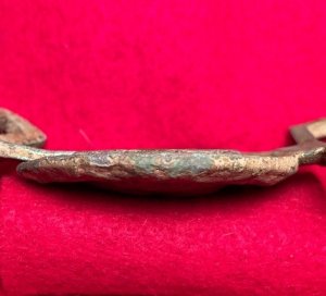 Confederate Two-Piece Tongue and Wreath Belt Buckle