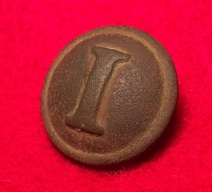 Confederate Infantry Coat Button - High Quality