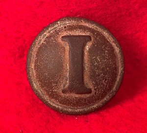 Confederate Infantry Coat Button - Block "I" - High Quality