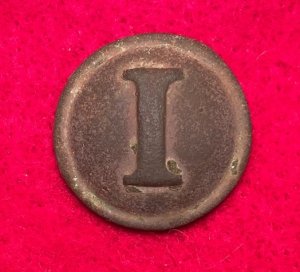 Confederate Infantry Coat Button