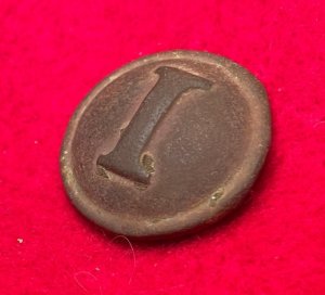 Confederate Infantry Coat Button
