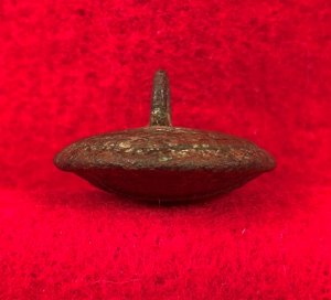 Confederate Infantry Coat Button - "Script I"
