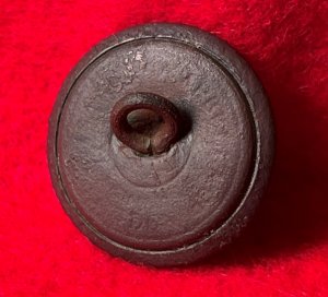 Confederate Infantry Coat Button - "Script I"