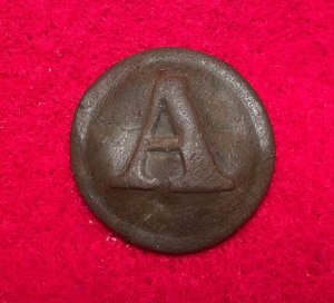 Confederate Artillery Coat Button