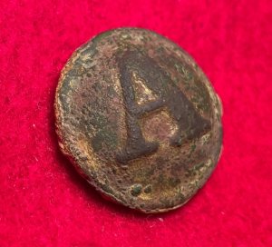 Confederate Artillery Coat Button