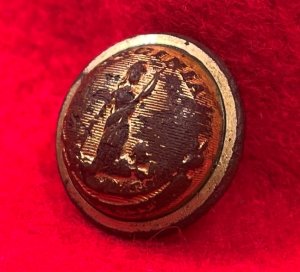 Virginia State Seal Staff Officer Cuff Button