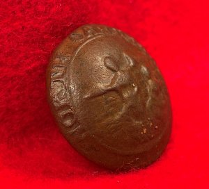 North Carolina State Seal Coat Button - Star in Channel