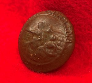 North Carolina State Seal Coat Button - Star in Channel
