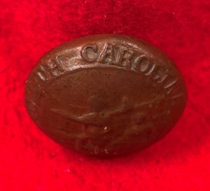 North Carolina State Seal Coat Button - Star in Channel