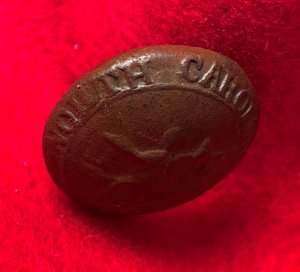 North Carolina State Seal Coat Button - Star in Channel