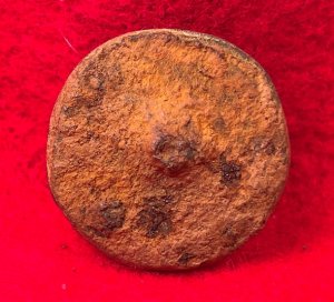 Confederate Infantry Coat Button - Block I