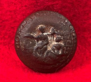 North Carolina State Seal Coat Button