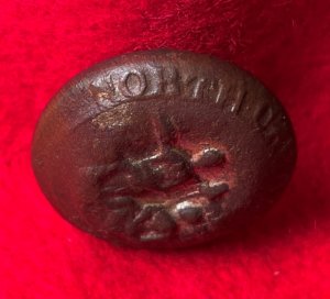 North Carolina State Seal Coat Button