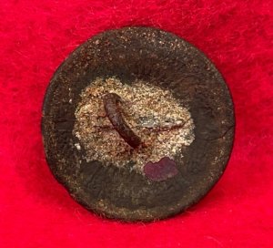North Carolina "Sunburst" Coat Button - Shank Present