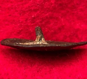 North Carolina "Sunburst" Coat Button - Shank Present