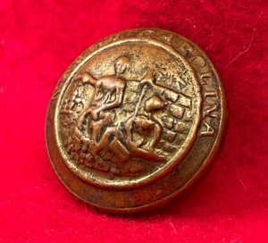 North Carolina State Seal Coat Button