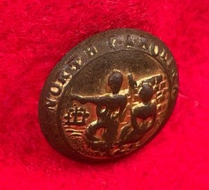 North Carolina State Seal Button - Rare Unusual 15.5 mm Size