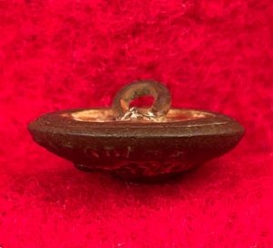 North Carolina State Seal Button - Rare Unusual 15.5 mm Size
