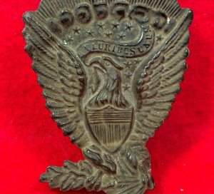 Federal "Jeff Davis" Hat Plate