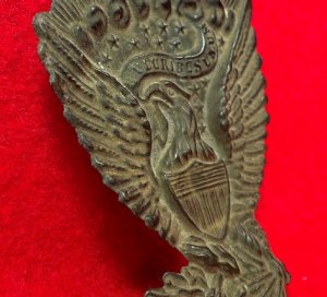 Federal "Jeff Davis" Hat Plate