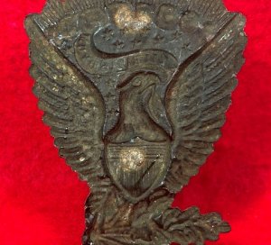 Federal "Jeff Davis" Hat Plate